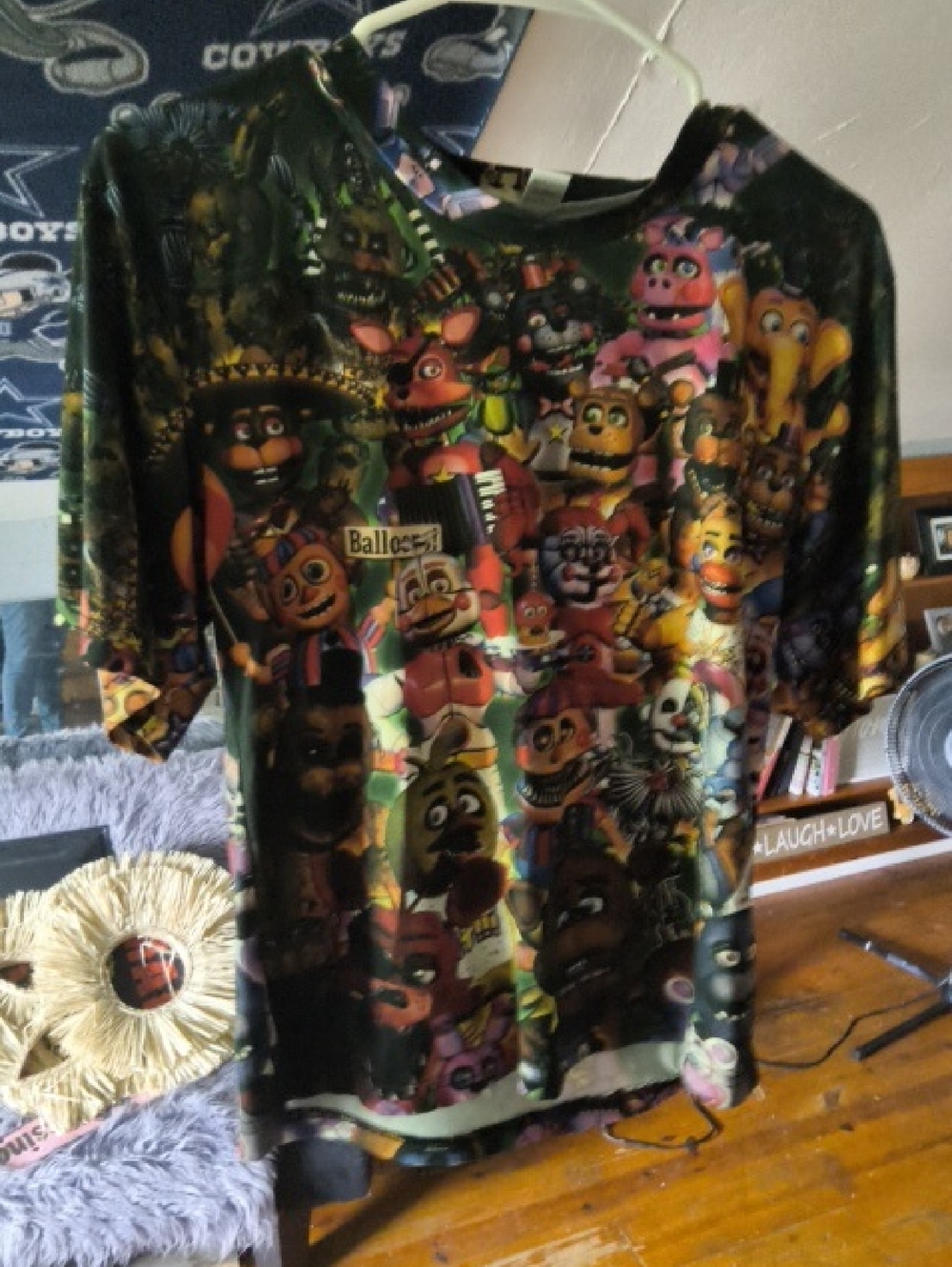 Colorful Five Nights At Freddy's Character Tee